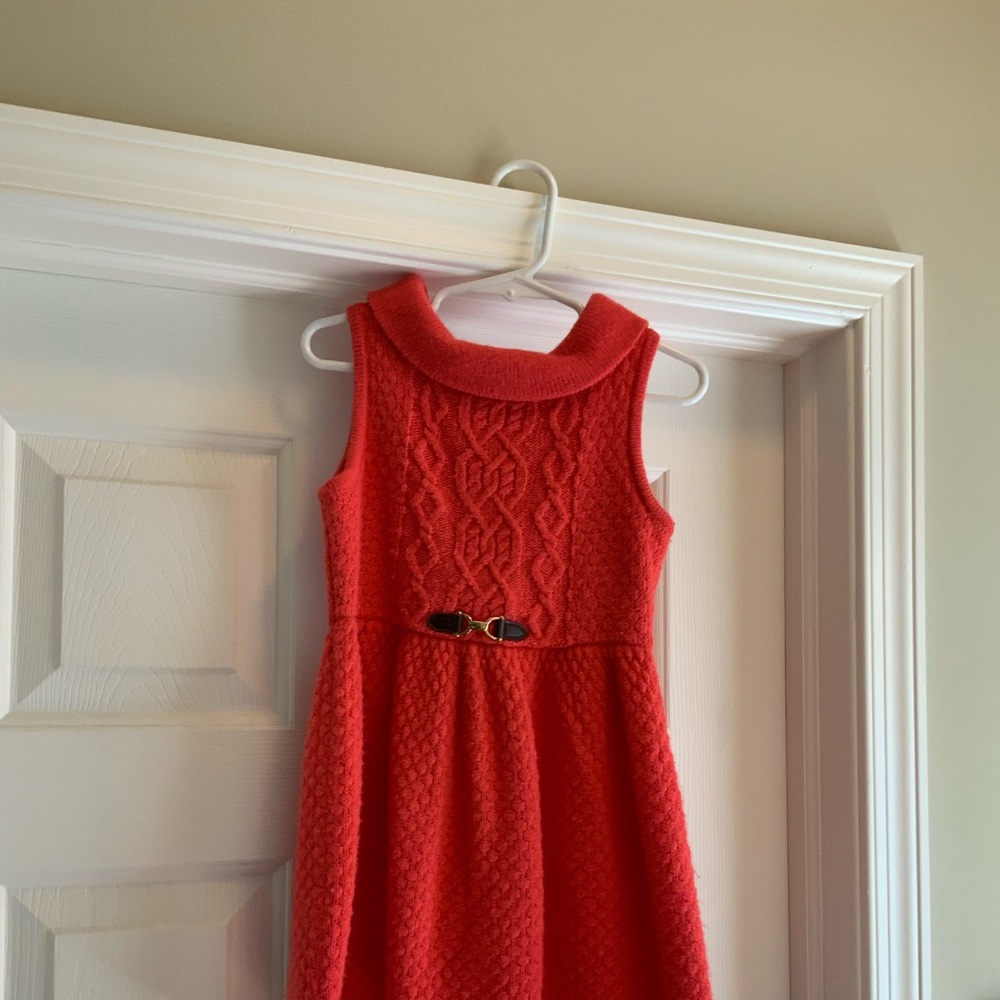 Janie and Jack Orange Sweater Dress